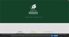 Desktop Screenshot of hotelsantacroce.com