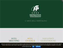 Tablet Screenshot of hotelsantacroce.com